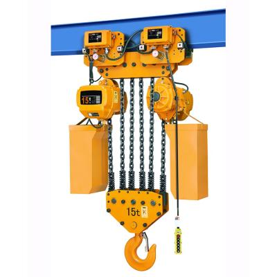China 0.3-35 Ton Electric Chain Hoist , 1.5KW - 3KW Heavy Duty Chain Hoist OEM Available for sale