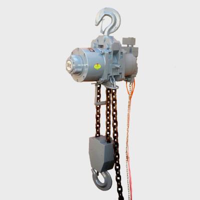 China Light Weight Pneumatic Chain Block 12T 16T 20T For Explosive Environment for sale