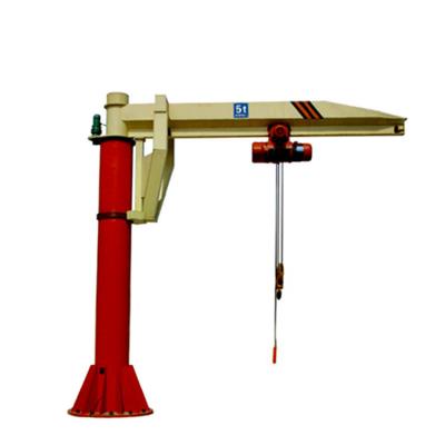 China Slewing Arm Pillar Mounted Jib Crane , High Safety Post Mounted Jib Crane for sale