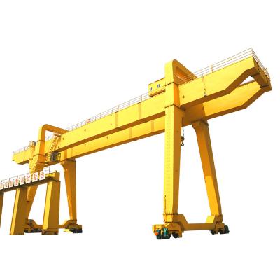 China Span 35m 50 Ton Rmg Double Girder Gantry Crane Rail Mounted Quay Crane for sale