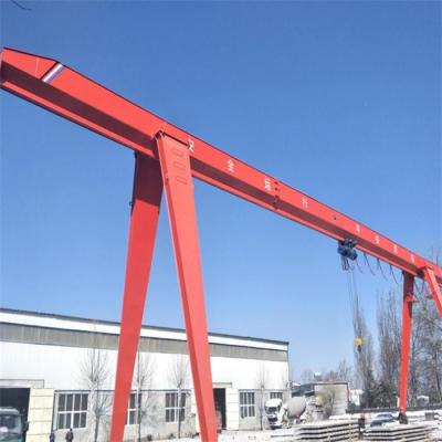 China Soft Starting Stopping 8m Height 8T Building Gantry Crane for sale