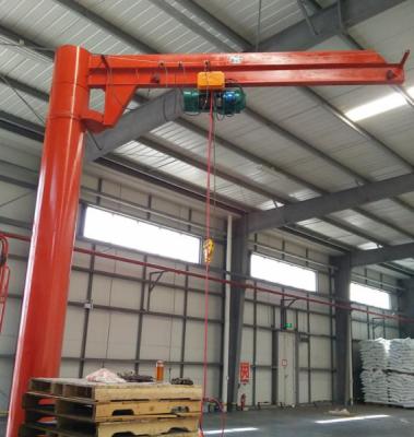 China 2.5 Ton Pillar Mounted Jib Crane 180° Rotating Self Supporting for sale