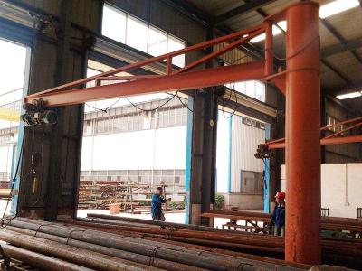 China Workingshop Fixed 7.5T Pillar Mounted Jib Crane Lifting Height 5m for sale