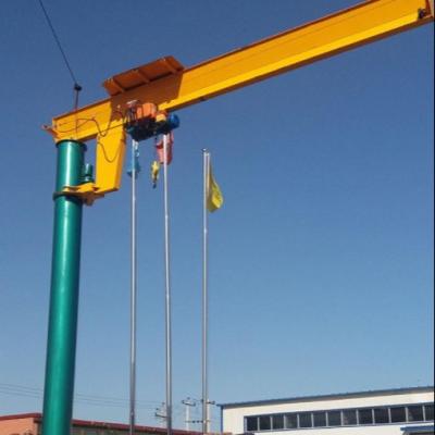 China High Safety 3 Ton Pillar Mounted Jib Crane Insulation Class F ISO Certificate for sale