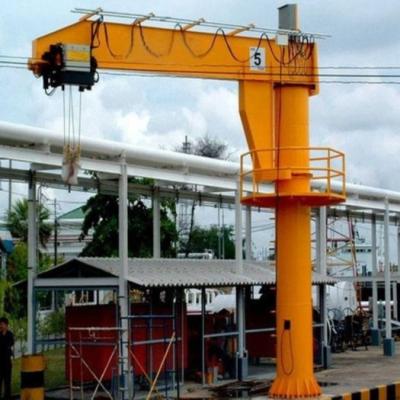 China Galvanized Coating 7T Pillar Mounted Jib Crane With Anti Collision System for sale