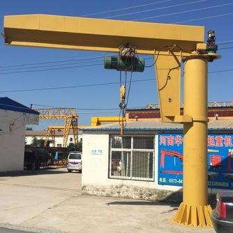 China 12T High Safety Pillar Jib Crane Lifting Speed 6.6m/Min Arm Length 4m for sale
