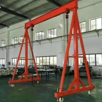 China Pórtico portátil Crane With Electric Chain Hoist del almacén 5T del taller en venta