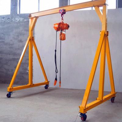 China Adjustable Height 3.5t Small Portable Gantry Crane Working Class A3 for sale