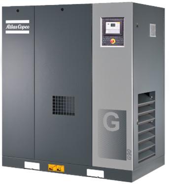 China Atlas Screw Air Compressor  G Series G90 with Non-Drive Side Bearing Greased for Life for sale