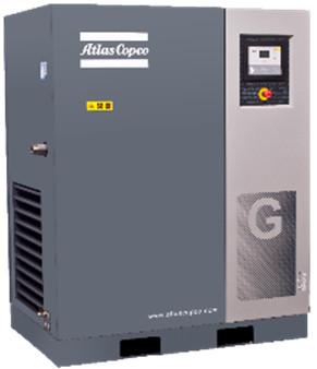 China G37 Diesel Rotary  Atlas Screw Air Compressor Oil Injected 37kw for sale