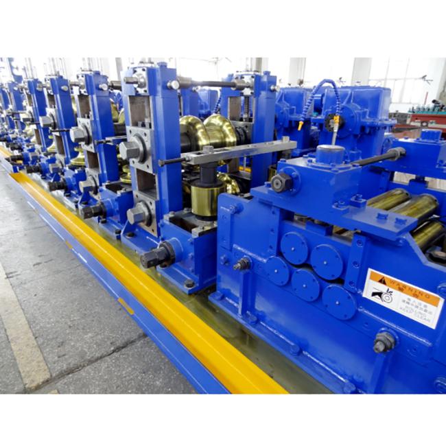 Nanyang automatic copper galvanized steel erw api pipe making machines tubes mill line production