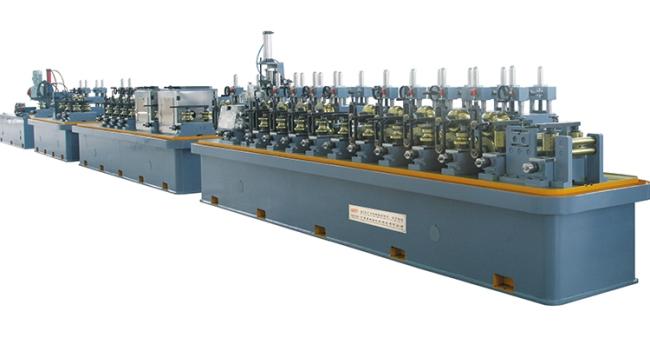 Standard tested round erw stainless steel pipe making machine tube mill line
