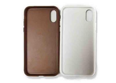 China Cubiertas en blanco protectoras del teléfono celular del silicón de la caja del silicón del iPhone X de Eco en venta