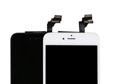 China Substituição positiva do conjunto do digitador da tela de exposição do painel LCD iphone6P Lcd do telefone celular 6 brancos pretos não rachada à venda
