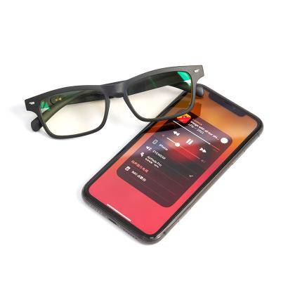 China 100mAh BT5.0 Bluetooth Smart Glasses Dual Speakers Microphone With Two Lens for sale