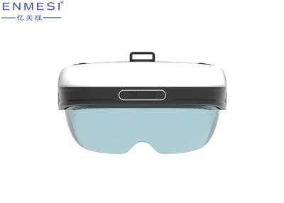China Dual Wifi 3D AR Smart Glasses High Resolution FOV 90 Degrees Blue LED for sale