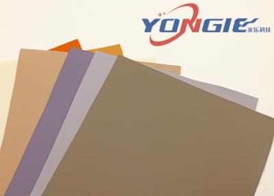 China Desgaste liso - material de cuero resistente del PVC que inflama retrasando la tela de la imitación de cuero del PVC en venta