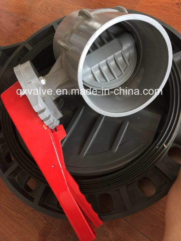High Quality 3/4"-8" Socket Type Plastic PVC Check Valve