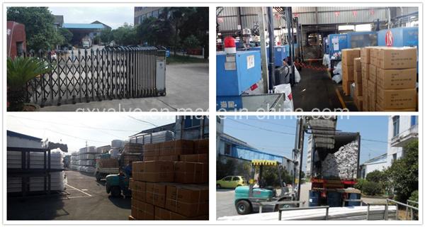 PVC/UPVC Two Pieces Steel Handle Plastic Ball Valve for Water Supply