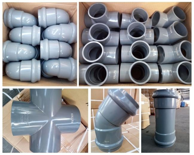 Heat Resistant Water Supply PVC Fitting for Swimming Pool DIN Fitting Pn16 Fitting