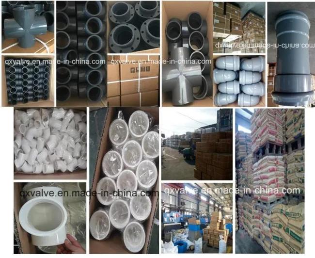 1/2" 1" Inch Sch80 D2467 Plastic UPVC Transparent Clear Elbow Tee Pipe Fittings for Water Supply
