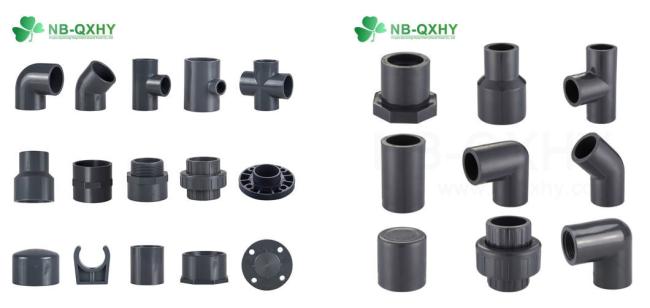 Grey Color PVC Pipe for Water Supply DIN Standard Pn10 Pn16