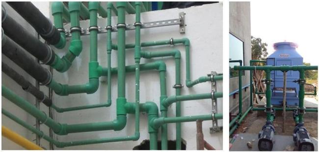 China Factory Plastic PPR Pipe Fitting Lock Saddle Clamp for Hot/Cold Water System