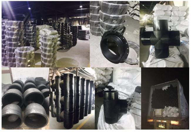 PE100 Buttfusion HDPE Pipe Fittings Weld Flange Adapter Stub End
