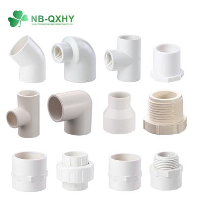 China Round Head Code UPVC Fitting Sch40 Sch80 Reducing Bushing Male Adaptor with Superior for sale