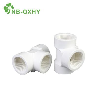 China Water Supply PVC/UPVC BSPT Elbow Pipe Fittings in Pn16 Wall Thickness for Industry for sale