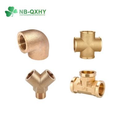 China Water Supply Brass/Copper Pipe Elbow Fitting for Pipe System STD Wall Thickness for sale