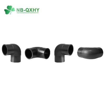 China Water Supply Customization 500mm SDR11 HDPE Pipe Fittings PE Elbow Butt Fusion Elbow for sale