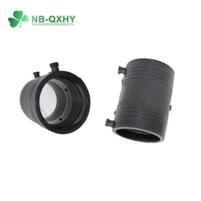 China Samples PE100 315mm Gas Supply Electrofusion HDPE Fitting Couplings Plastic Coupling for sale