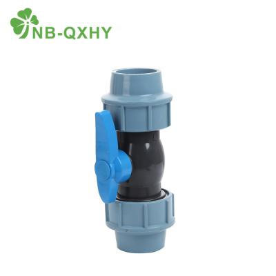 China Plastic PVC Double Union Ball Valve for Household Usage in Middle East and Africa for sale