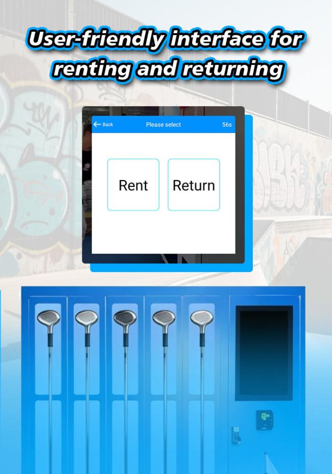 The rent interface is user-friendly for user.