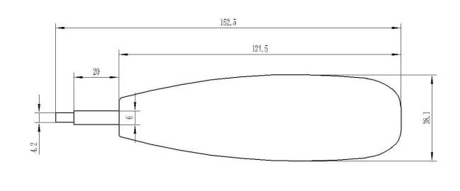 TYCO QDF Impact Installation Tool dimensional diagram