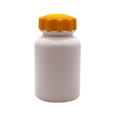 China 300cc HDPE Round Plastic Capsule Bottle with Screw Cap for Medicine Supplement Tablet for sale