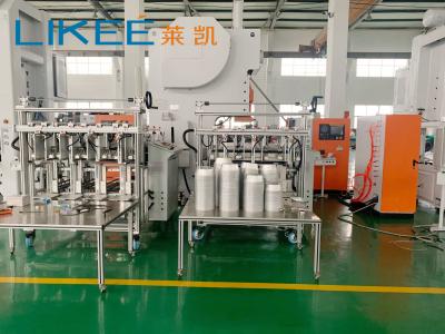 China 12000pcs/hour Automatic Disposable Food Packing Aluminium Foil Food Container Making Machine for sale