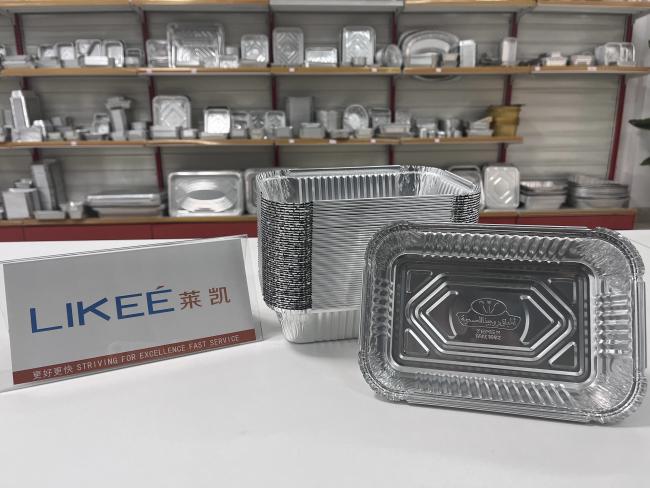 Aluminum foil container sample 8