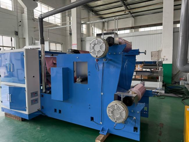 Aluminum foil sheet pop out machine operational view