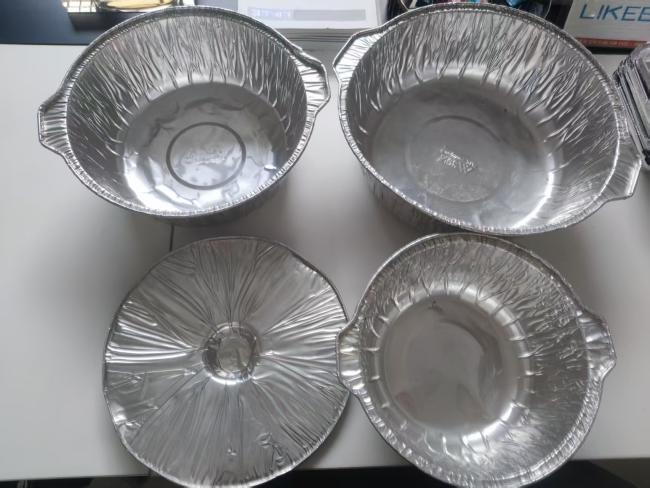 High-quality foil container production samples