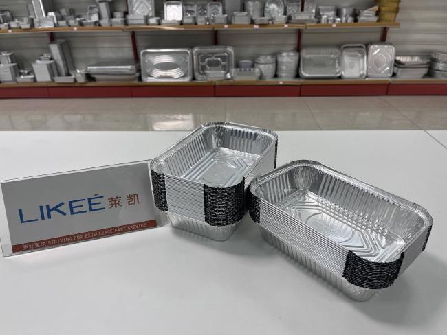 Aluminum foil container sample 6