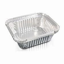 China 450ml Airline Catering Aluminium Foil Food Container For Food Packaged for sale