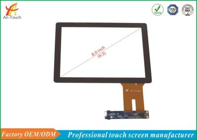 China High Transmittance Projected Capacitive Touch Panel 8.0 Inch For Smart Home for sale