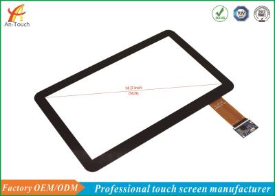 China Drive Free Capacitive Multi Touch Panel 14 Inch Anti - Interference Ability for sale