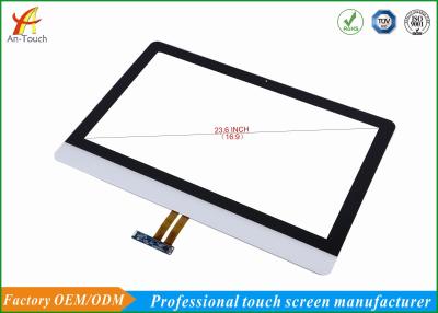 China White Projected Advertising Touch Screen Panel 23.6 Inch Finger / Touch Pen Input for sale