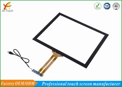 China Highly Sensitive Capacitive Touchscreens Overlay Kit 86% Min Transmittance for sale