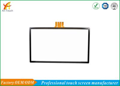 China 65 Inch Large Capacitive Touch Screen / Clear Capacitive Multi Touch Panel for sale