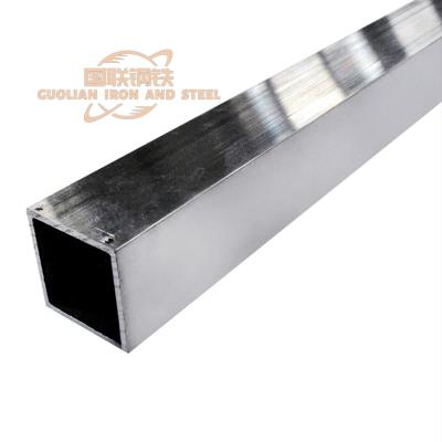 China Guolian Aluminum Square Pipe 0.5mm Alloy Square Tube 6000 Series for sale