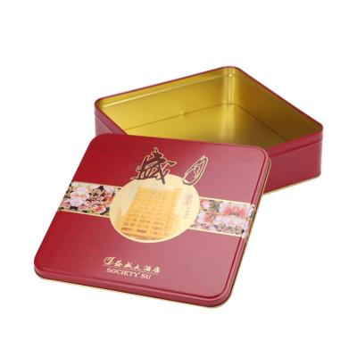 Chine Le thé rectangulaire de relief étame des récipients d'entreposage de thé en métal Tin Box Canisters à vendre